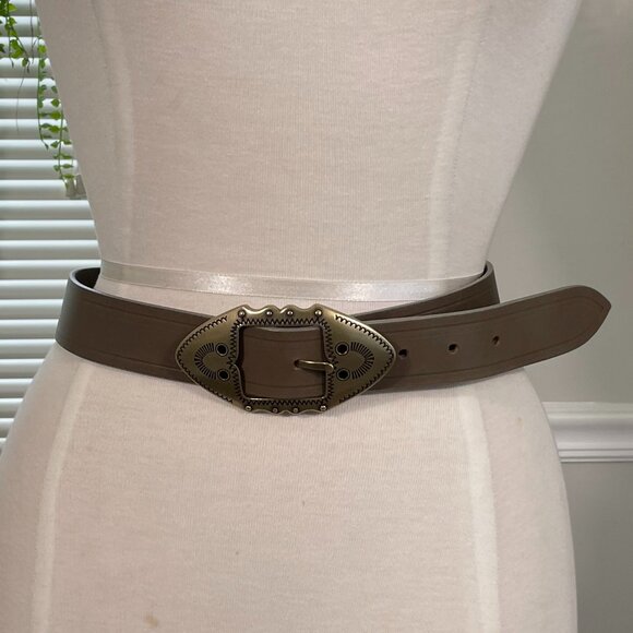 Isbel Marant | Bucky Belt in Khaki - Picture 1 of 8